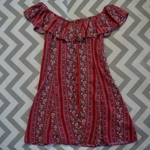 american eagle fit and flair dress